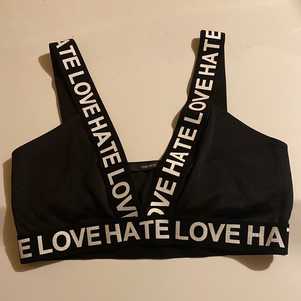Sexy black bra top new!